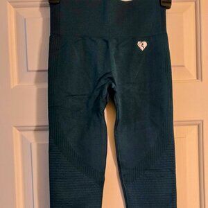 Women's Best Power Seamless Leggings- Dark Moss